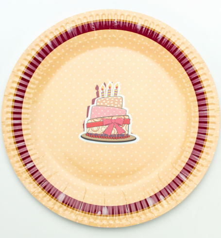 Party papierový tanier (8ks) - TL01-5001-01-S