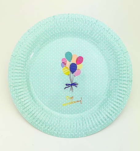 Party papierový tanier (8ks) - TL01-5017-01-S