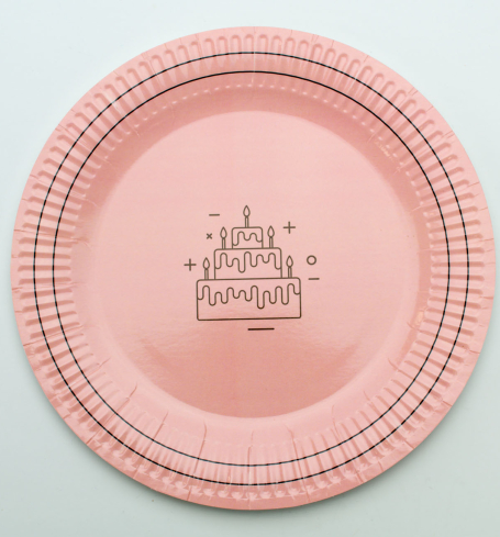 Party papierový tanier (8ks) - TL01-5014-01