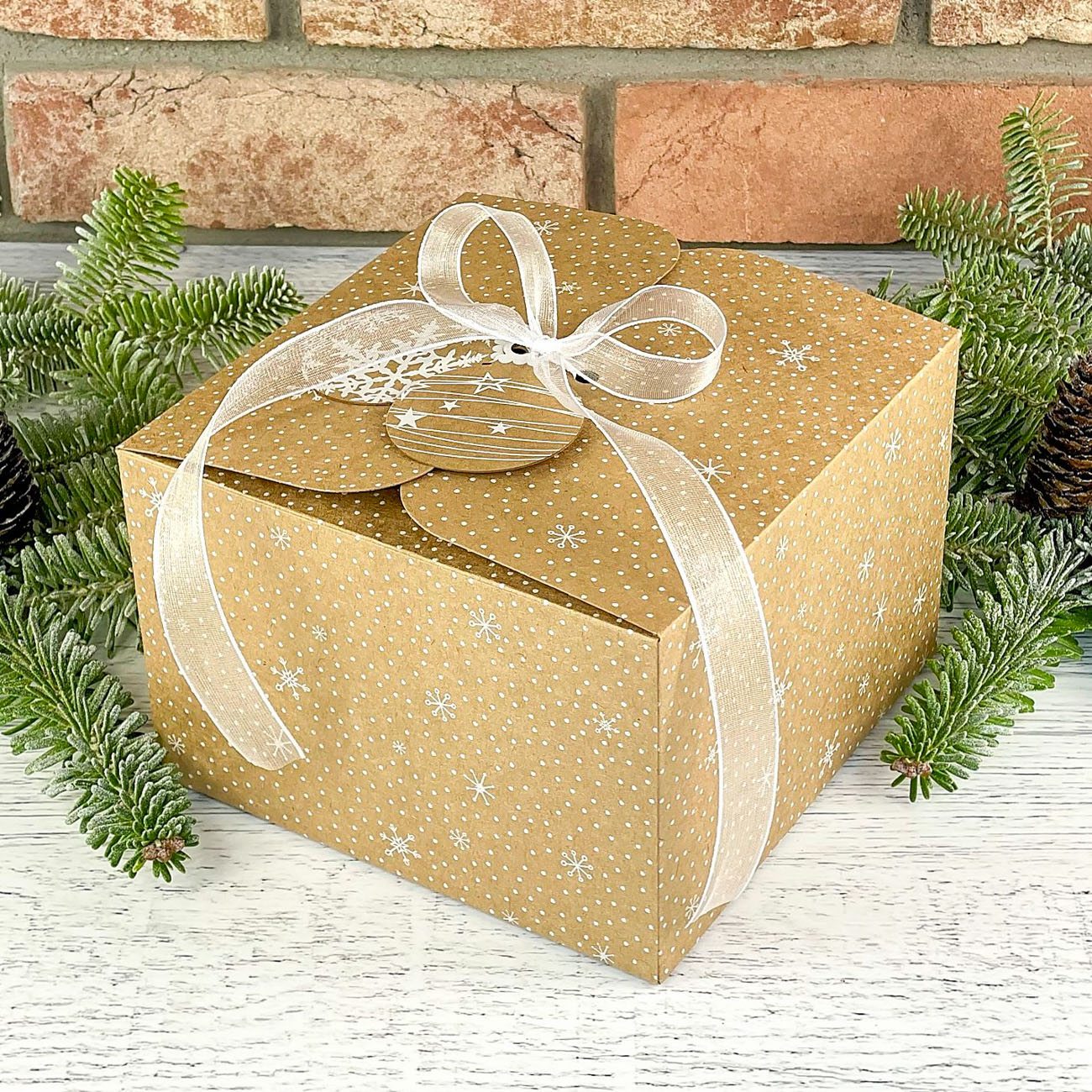 Vianočná darčeková krabička - K67-6110-10